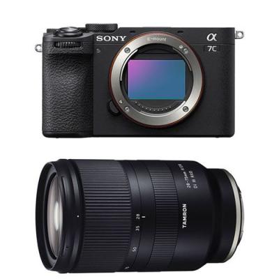 SONY  appareil photo hybride alpha 7c II noir + tamron 28-75mm g2 f/2.8 di III vxd fe 