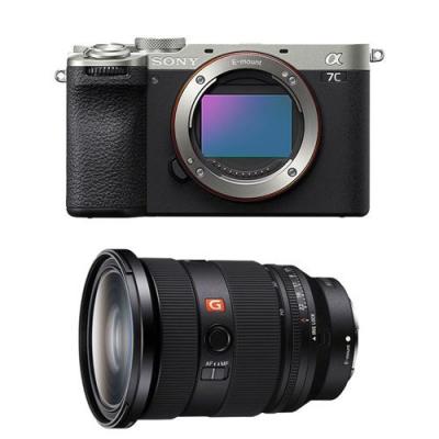 SONY  appareil photo hybride alpha 7c II silver + fe 24-70 f/2.8 gm II 