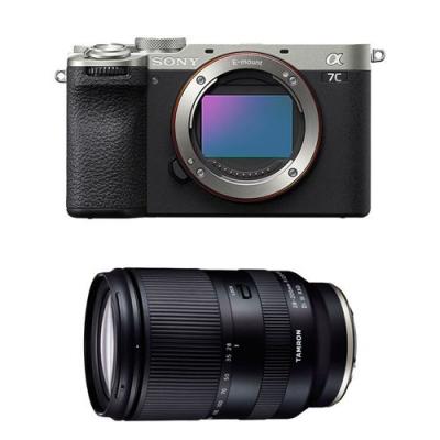 SONY  appareil photo hybride alpha 7c II silver + tamron 28-200 f/2.8-5.6 fe 