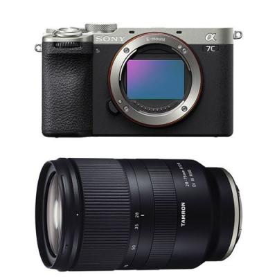 Sony appareil photo hybride alpha 7c II silver + tamron 28-75mm g2 f/2.8 di III vxd fe 