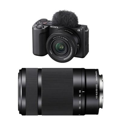 SONY  appareil photo hybride alpha zv-e10 II noir + 16-50 II + 55-210