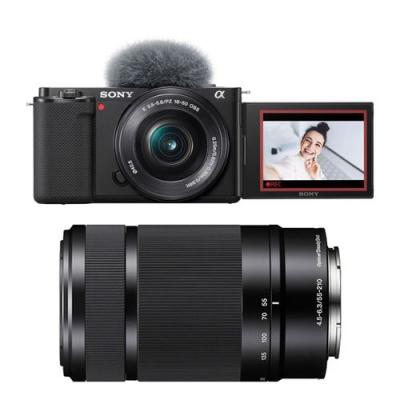 SONY  appareil photo hybride alpha zv-e10 noir + 16-50 + 55-210