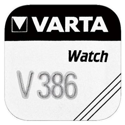 VARTA  V386 silver-oxide (s) 1,55 V non-rechargeable battery &ndash; non-rechargeable Batteries (silver-oxide (s), 1,55 V, 105 mAh, Silver, 11.6 mm, 11,6 mm) 