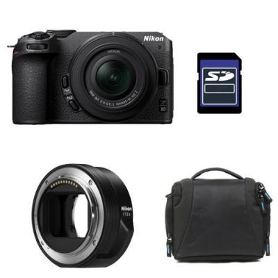 NIKON  appareil photo hybride z30 + z 16-50 + sac + carte sd 8 go + adaptateur ftz II 