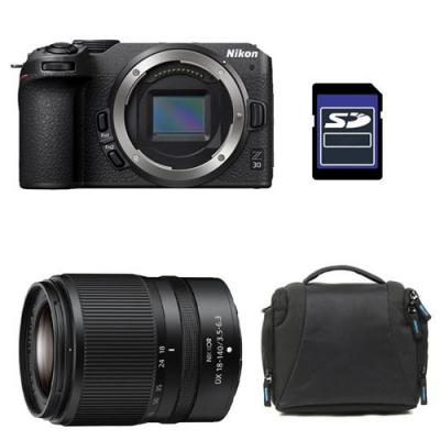 NIKON Z30 + Z 18-140 + Sac + Carte SD 8 Go 