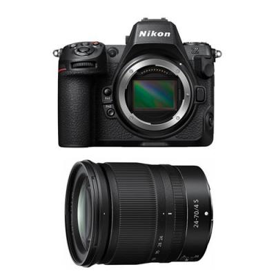 NIKON Appareil photo hybride  Z8 - 45.7 Mpixels - Objectif 24-70mm f/4 S - Garantie 3 ans