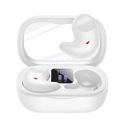 AVIZAR Ecouteurs sans Fil Bluetooth 5.3 St&eacute;r&eacute;o avec Basses et R&eacute;duction du bruit Active Blanc