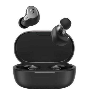  Ecouteurs H1 Sans Fil Bluetooth Intra-Auriculaires Imperm&eacute;able Plastique Noir