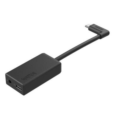 GOPRO Adaptateur cam&eacute;ra sport  pour micro 3.5mm USB-C Multicolore 