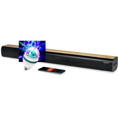  Barre de son Bluetooth COSY THOMSON SB402BT, Entr&eacute;e TV AUDIO, C&acirc;ble Optique, Egaliseur, Bluetooth, 200W, T&eacute;l&eacute;commande, DIAMS LED 