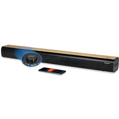 PICKERING Barre de son Bluetooth COSY THOMSON SB402BT, Entr&eacute;e TV AUDIO, C&acirc;ble Optique, Egaliseur, Bluetooth - 200W, T&eacute;l&eacute;commande, Ovni LED 
