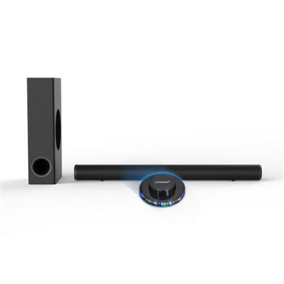 PICKERING Barre de son TV 200W - 2.1 Muse M-1880 SBT, Caisson de basses, connexion sans Fil Bluetooth, Entr&eacute;e HDMI, Optique, USB, Jeu LED 