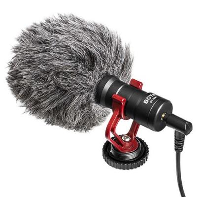 BOYA By-mm1 Microphone A Condensateur Cardio&iuml;de Pour Appareil Photo Reflex Num&eacute;rique Noir