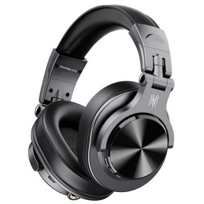 ONEODIO Casque audio bluetooth 5.2 studio dj 72h autonomie - fusion a70 - Noir