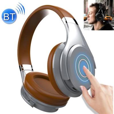 YONIS  Casque Audio Bluetooth Sans Fil - Marron