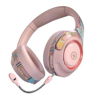 YONIS  Casque Audio Bluetooth Sans Fil Rose