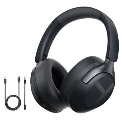 Casque sans fil Bluetooth 6.0, r&eacute;duction de bruit 50 dB, audio spatial 3D, LDAC - Noir