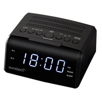 SUNSTECH  Frd35ubk Alarm Clock Noir