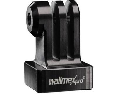 WALIMEX PRO  20886 goPro pour tr&eacute;pied 1/4 ``sur goPro noir