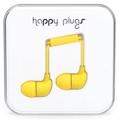 HAPPY PLUGS  In-Ear - Micro-casque - intra-auriculaire - filaire - jaune