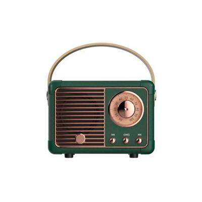 AVIZAR Enceinte Bluetooth 5.0 3W RMS Mod&egrave;le Auteuil avec Poign&eacute;e de Transport Vert