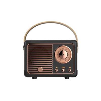 AVIZAR Enceinte Bluetooth 5.0 3W RMS Mod&egrave;le Auteuil avec Poign&eacute;e de Transport Noir