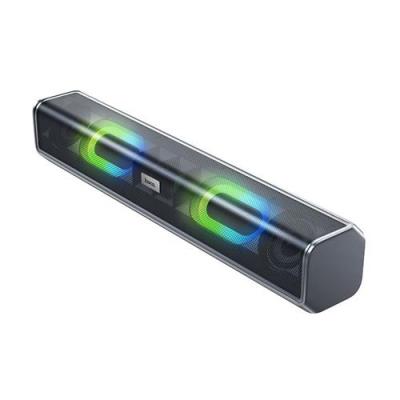 YONIS Enceinte bluetooth 5.1 son &eacute;clatant autonomie 1800mah multi-mode ultra-portable gris  