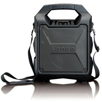 LENCO Enceinte bluetooth portable avec radio fm et usb noir 
