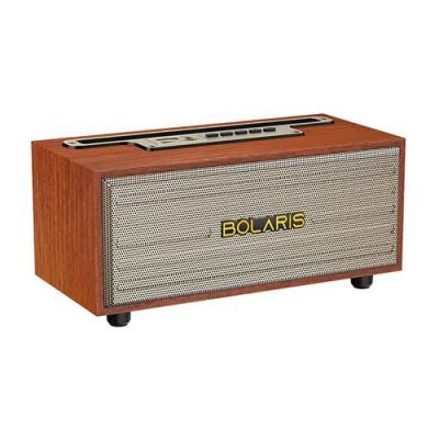AVIZAR Enceinte sans fil bluetooth 5.0 8w bronx avec station smartphone design retro marron AVJ-Y120 