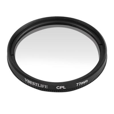 GENERIQUE Filtre Objectif Vbestlife Polarisant Circulaire Ultra Mince Cpl pour DSLR Cam&eacute;ra 77Mm 