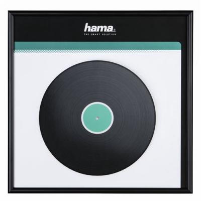  Hama Cadre pour pochette de 33 tours, aluminium, noir, 31,5 x 31,5 cm