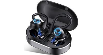CHRONUS Ip7 etanche &eacute;couteur sans fil sport, oreillette bluetooth hi-fi son 3d st&eacute;r&eacute;o casque(noir)