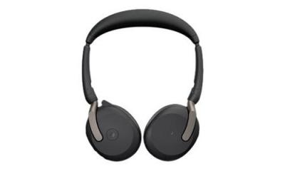 JABRA  Evolve2 65 Flex MS Stereo - Micro-casque - sur-oreille - Bluetooth - sans fil - Suppresseur de bruit actif - USB-C - noir - Certifi&eacute; pour Microsoft Teams 
