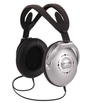 KOSS  Ur 18 Headphones Noir,Argent&eacute;