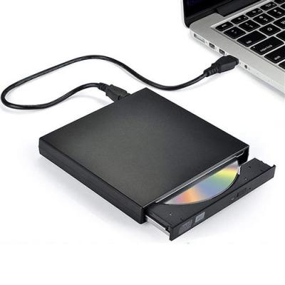  Lecteur CD/DVD Wabecil Externe,13.5*13.5*1.5mm-Noir 