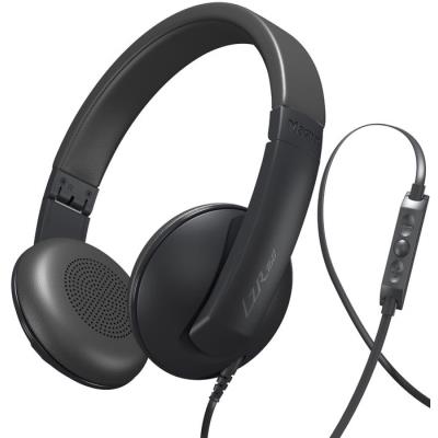 MAGNAT  LZR 760 - &Eacute;couteurs avec micro - sur-oreille - filaire - jack 3,5mm - noir pur