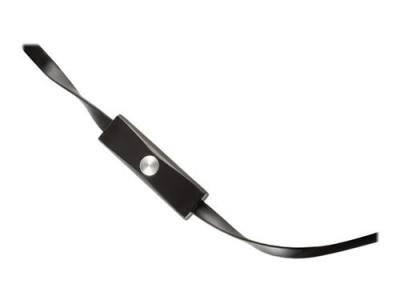 MELICONI MySound Speak FLUO - Ecouteurs avec micro - intra-auriculaire - filaire - jack 3,5mm - noir