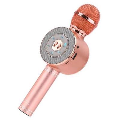 NICEESHOP Microphone sans fil Portable karaok&eacute; pour iPad / PC et tout smartphone Rose 