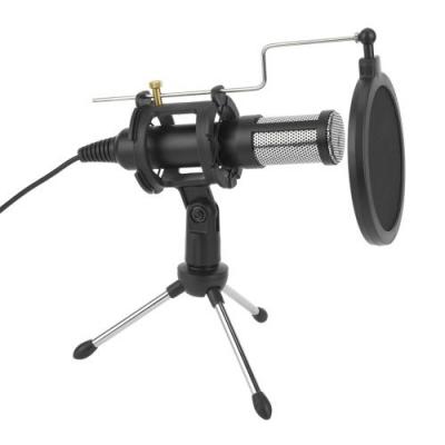 GENERIQUE Microphone USB &agrave; Condensateur pour Ordinateur d'enregistrement Game Chat Studio 