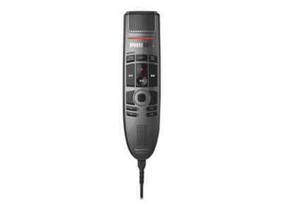  Philips SpeechMike Premium Touch SMP3700 - Microphone haut-parleur - USB - perle m&eacute;tallis&eacute; gris fonc&eacute; 