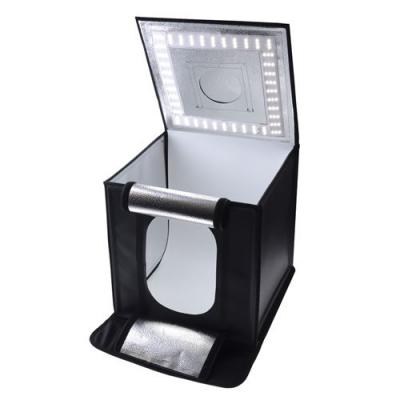 CARUBA  Photocube LED 70 x 70 x 70 cm avec &eacute;clairage LED