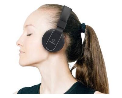 RENKFORCE  RF-BTK-100 Bluetooth Hi-Fi Micro-casque st&eacute;r&eacute;o supra-aural micro-casque, pliable gris-noir