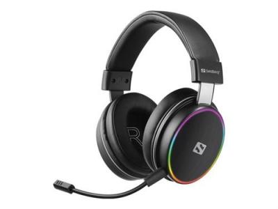 SANDBERG HeroBlaster - Micro-casque - circum-aural - Bluetooth - sans fil - jack 3,5mm