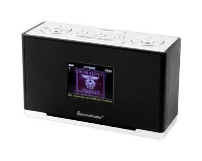 SOUNDMASTER  UR240SW Radio-r&eacute;veil DAB+/UKW avec &eacute;cran couleur noir