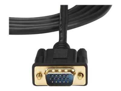 STARTECH.COM  C&acirc;ble adaptateur HDMI vers VGA de 91 cm - Convertisseur actif HDMI vers HD15 - M/M - 1920x1200 / 1080p - Noir - C&acirc;ble adaptateur - HDMI, Micro-USB de type B (alimentation