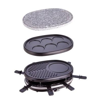 PROLINE Appareil &agrave; raclette  RACPIER3 1100 W Noir et Gris