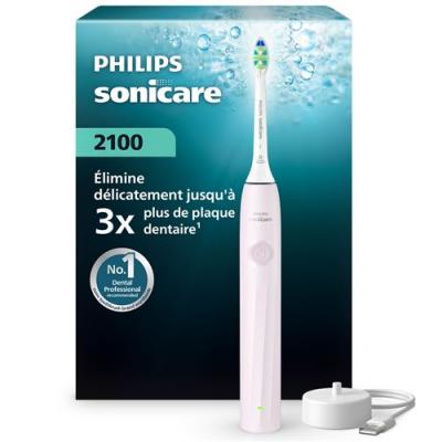 PHILIPS Brosse &agrave; dents &eacute;lectrique  Sonicare Series 2100 HX4022/03 Rose