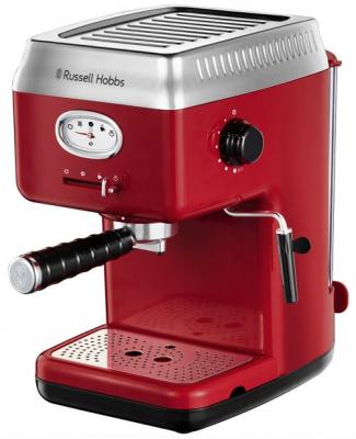 RUSSELL HOBBS Cafeti&egrave;re  Expresso Retro 1300 W Rouge
