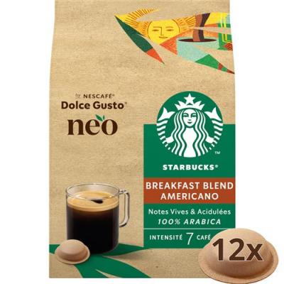 STARBUCKS Capsules caf&eacute; Neo par Dolce Gusto  Nescaf&eacute; Americano Breakfast Blend