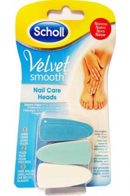 SCHOLL  Velvet Smooth Kit de Remplacement 3 Recharges Sublime Ongles